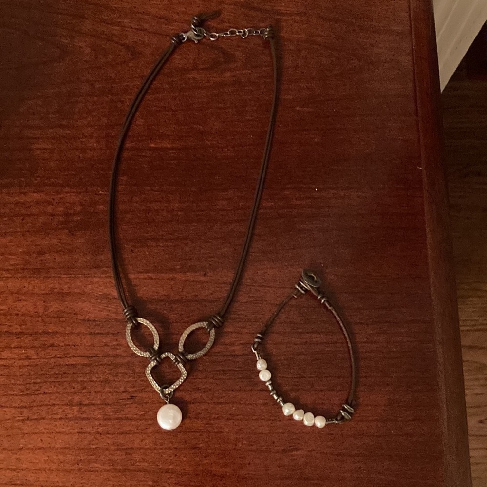 Silpada necklace and bracelet